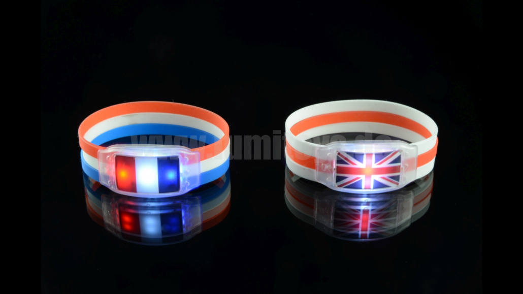 1642 Flashing Bracelet Flag_wz-kl