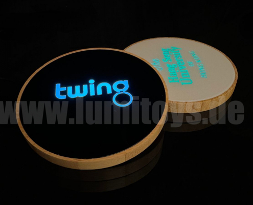 4327-W Wireless Charger LUMI, Holz 2 - 1